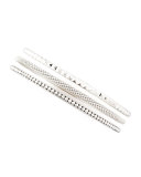 Caviar & Sugarloaf Bangles, Set of 3