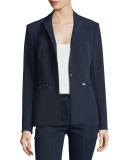 Bi-Stretch Scuba Jacket, Navy