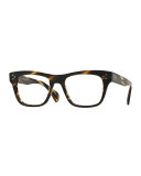 Jack Huston 52 Matte Fashion Glasses, Chocolate