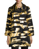 Golden Glow Long Drama Jacket 