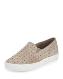 Huxley Mini-Stud Skate Sneaker, Gray