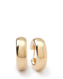 18K Glamazon Thick Small Flat Hoop Earrings