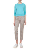 Franca Striped Ankle Pants, Multi