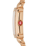 16mm Deco Diamond Watch Head, Rose Gold