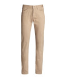 Collection Perfect Poplin 5-Pocket Pants, Sandalwood