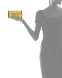 Dani Metal Backlit Evening Clutch Bag, Gold/Red