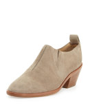 Thompson Suede Bootie, Warm Gray