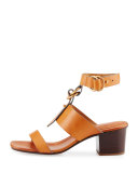 Kingsley Leather T-Strap Sandal