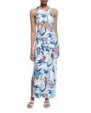 24-Hour Printed Maxi Dress