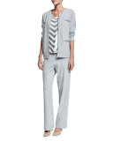 Stretch-Cotton Interlock Pants 