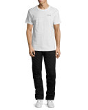 5620 Quilted 3D Tapered Pants, Black