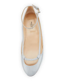 Stardust Babe Patent Ballerina Rockstud Flat