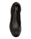 Maya Cap-Toe Ballerina Flat