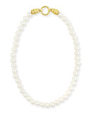 Single-Strand Pearl Necklace with Martin Clasp