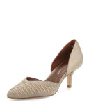 Finn d'Orsay 55mm Pump, Beige