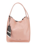 Medium Soft Leather Tote Bag, Bare