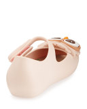 Ultragirl V Owl Mary Jane Jelly Flat, Sand, Toddler