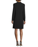 Long-Sleeve Jersey Dress, Petite