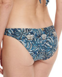 Jakarta Thai Hipster Swim Bottom, Blue