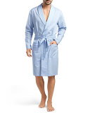 Ryan Chambray Woven Robe, Blue