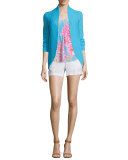 Amalie Long-Sleeve Open Cardigan