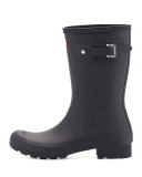 Original Tour Matte Short Rain Boot, Black