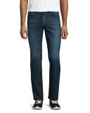 Straight-Leg Foolproof Denim Jeans, Classic Indigo