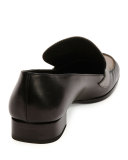 Monte Colorblock Leather Moccasin, Antique Brass