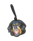 Rottweiler Leather Keychain, Multi