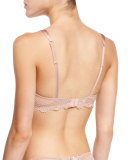 Douceur Fougere Lace Contour Bra, Pink