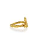 Abstract 22K Gold Ring