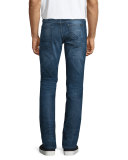 Blake Vortex Slim-Straight Jeans, Dark Blue