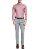 Twill Five-Pocket Pants, Cement