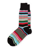 Bright-Striped Socks