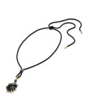 Osetra Black Onyx & Hematine Pendant Necklace