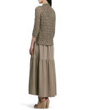Tape Yarn Knit Cardigan