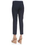 Callie Skinny Ankle Pants, White