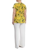 Bebop Floral-Print Long Tunic, Plus Size 
