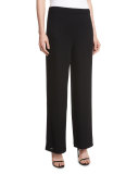 Rochelle Wide-Leg Pants, Black 