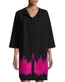 Double-Knit Topper with Embroidery 