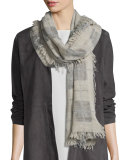 Wool Cashmere Plaid Scarf