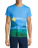 Jungle Vista Digital-Print Short-Sleeve T-Shirt