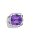 Albion Ring with Amethyst and Diamonds