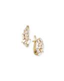 Fireworks Mini Huggie Earrings in 18k Yellow Gold
