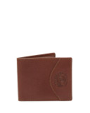 Slim Classic Leather Wallet No. 203, Vintage Chestnut