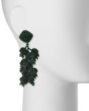 Grapes Chunky Beaded Dangle Earrings