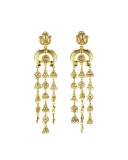 Ornate Tiered Drop Earrings