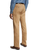 Collection Perfect Twill Flat-Front Trousers, Sandalwood