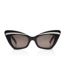 Babou Cat-Eye Sunglasses, Black