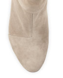 Classic Newbury Suede Bootie, Warm Gray